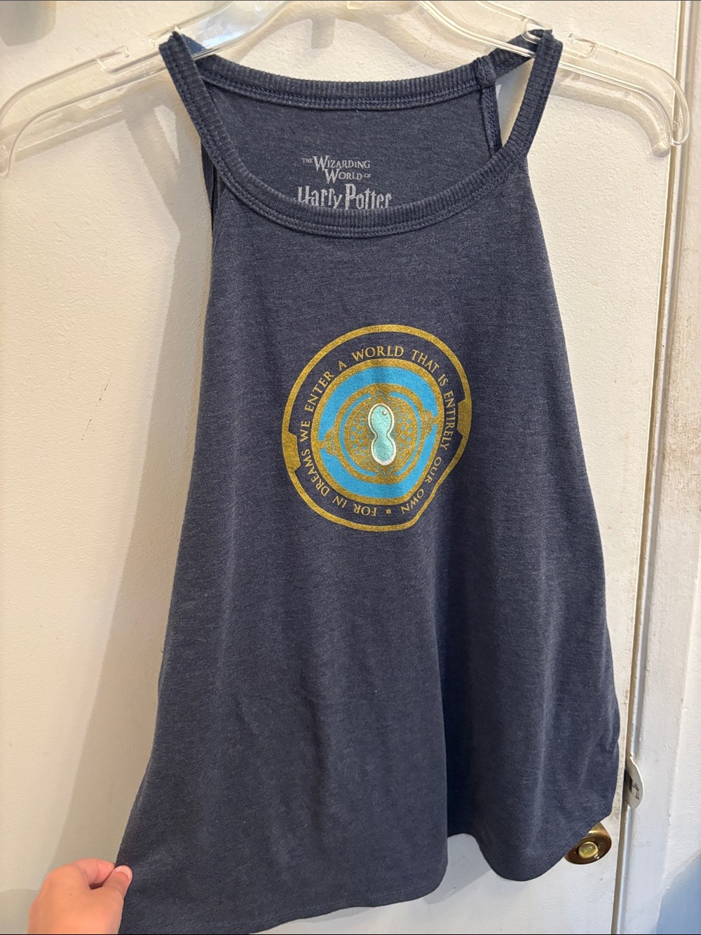 Harry Potter Women’s Navy Graphic Tank Top - Universal Studios XL